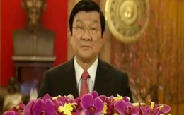 Nghe Chủ tịch Nước Trương Tấn Sang chúc mừng Tết Giáp Ngọ 2014